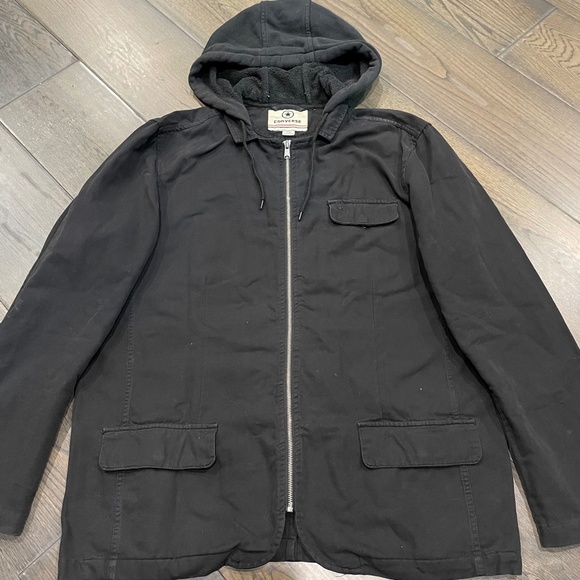 Converse Full Zip jacket with hood - Size XL - Picture 2 of 4